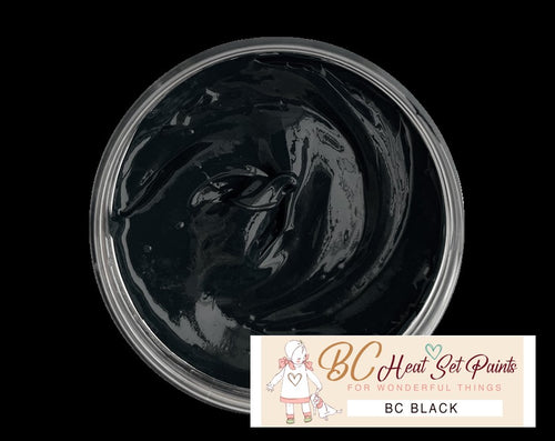 BC Heat Set Paints - Black  (10 gram)