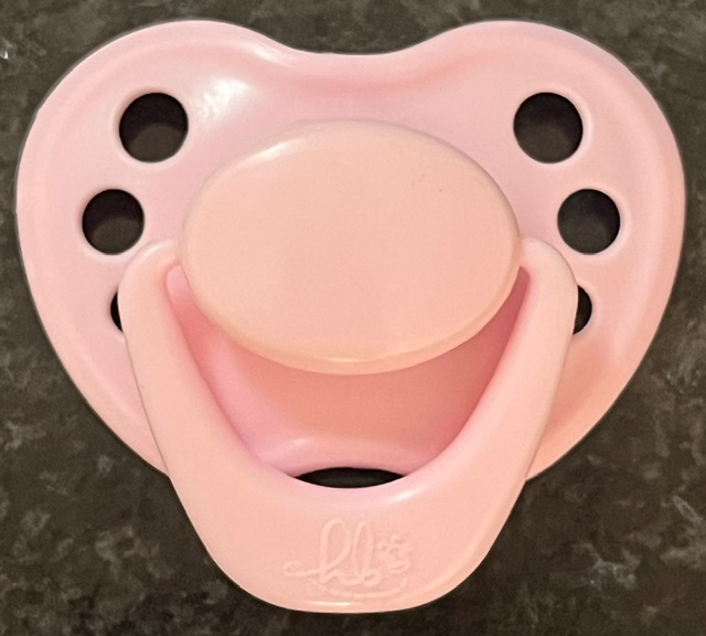 Sweetheart Pacifier: Marshmallow Pink