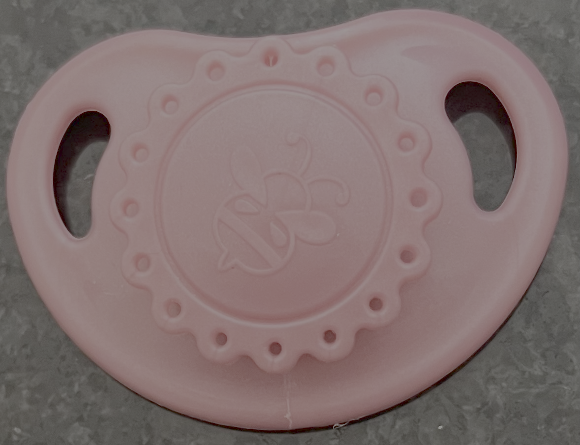 Precious Vintage Pacifier: Rose Pink